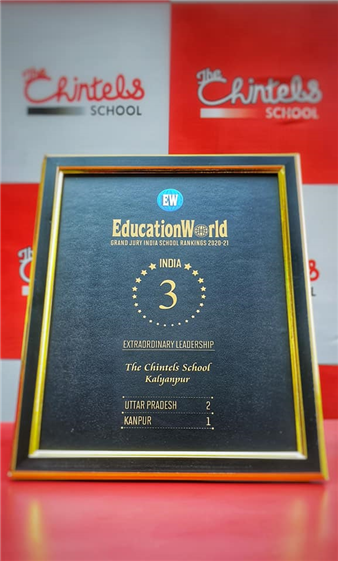 Education World  conferred The Chintels School Kalyanpur with #No.1 in Kanpur , #No.2 in Uttar Pradesh, #No. 3 in India, ranking under Extraordinary Leadership category!  Congratulations to the dynamic team of The Chintels School!! way to go... (Kalyanpur)
